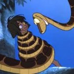 Kaa et Mowgli font de l'hypnose